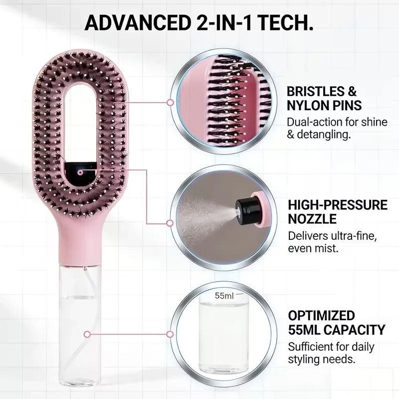 Dual-Purpose Spray Comb