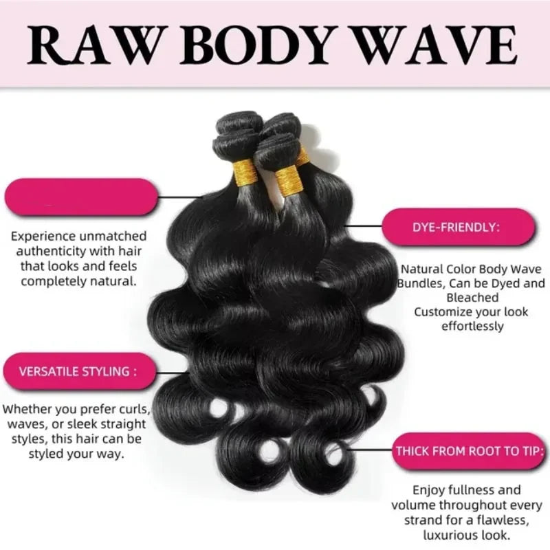 Brazilian Body Wave Hair Bundles
