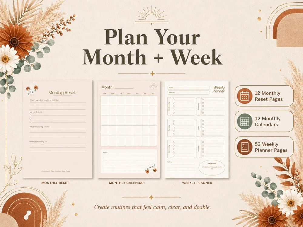 Soft Reset Digital Planner