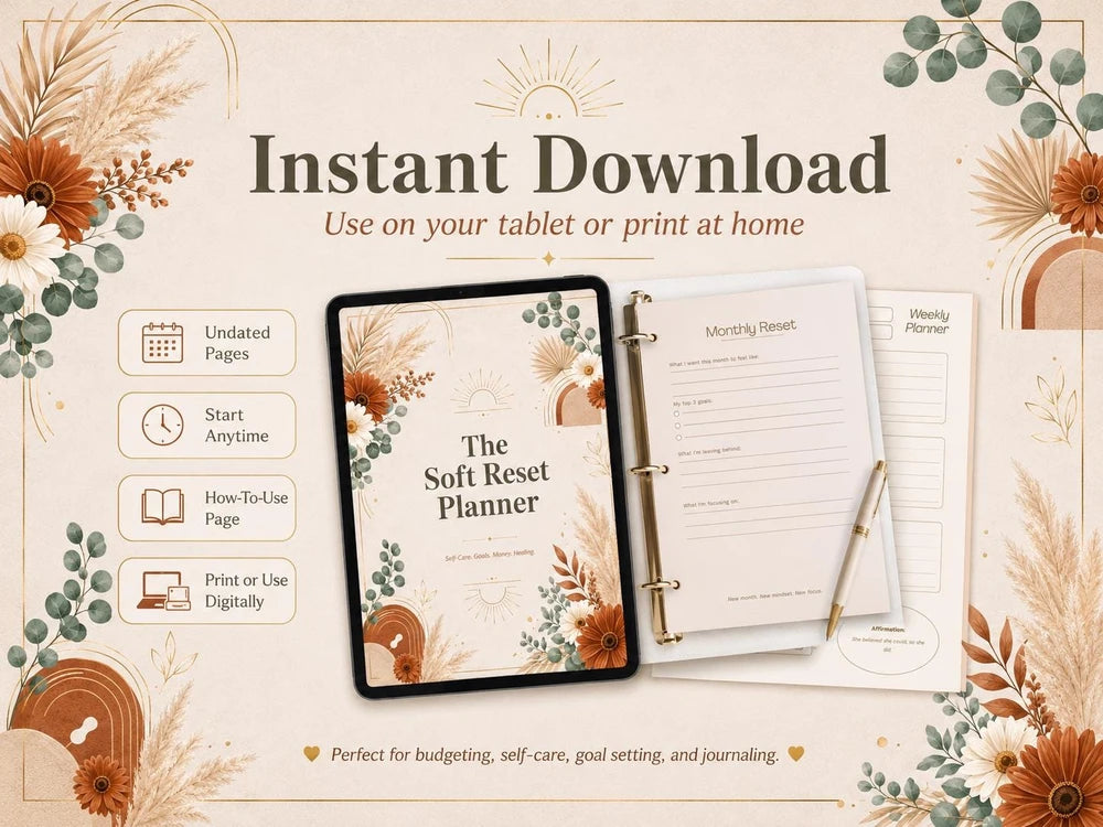 Soft Reset Digital Planner